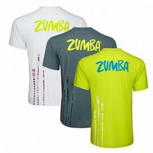 Zumba t -shirt  one size unisex white